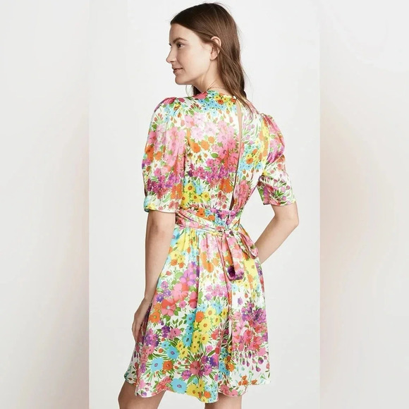 NWT Les Reveries Gigi Mini Dress Kaleidoscope Garden
White - Picture 3 of 14